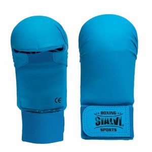 Lightweight Karate Mitts Blue
