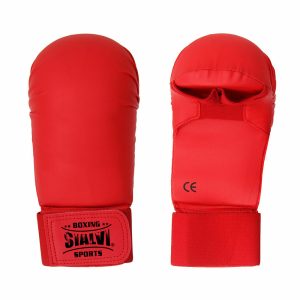 Lightweight Karate Mitts Red