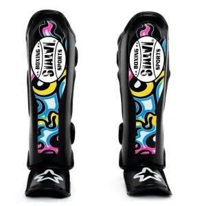 Flames Shin Guards