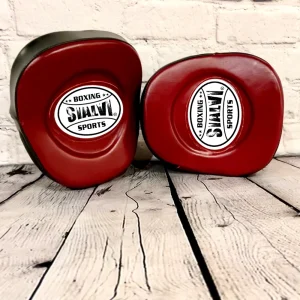 Sialvi Mini Focus Mitts (Maroon/Black /Silver)